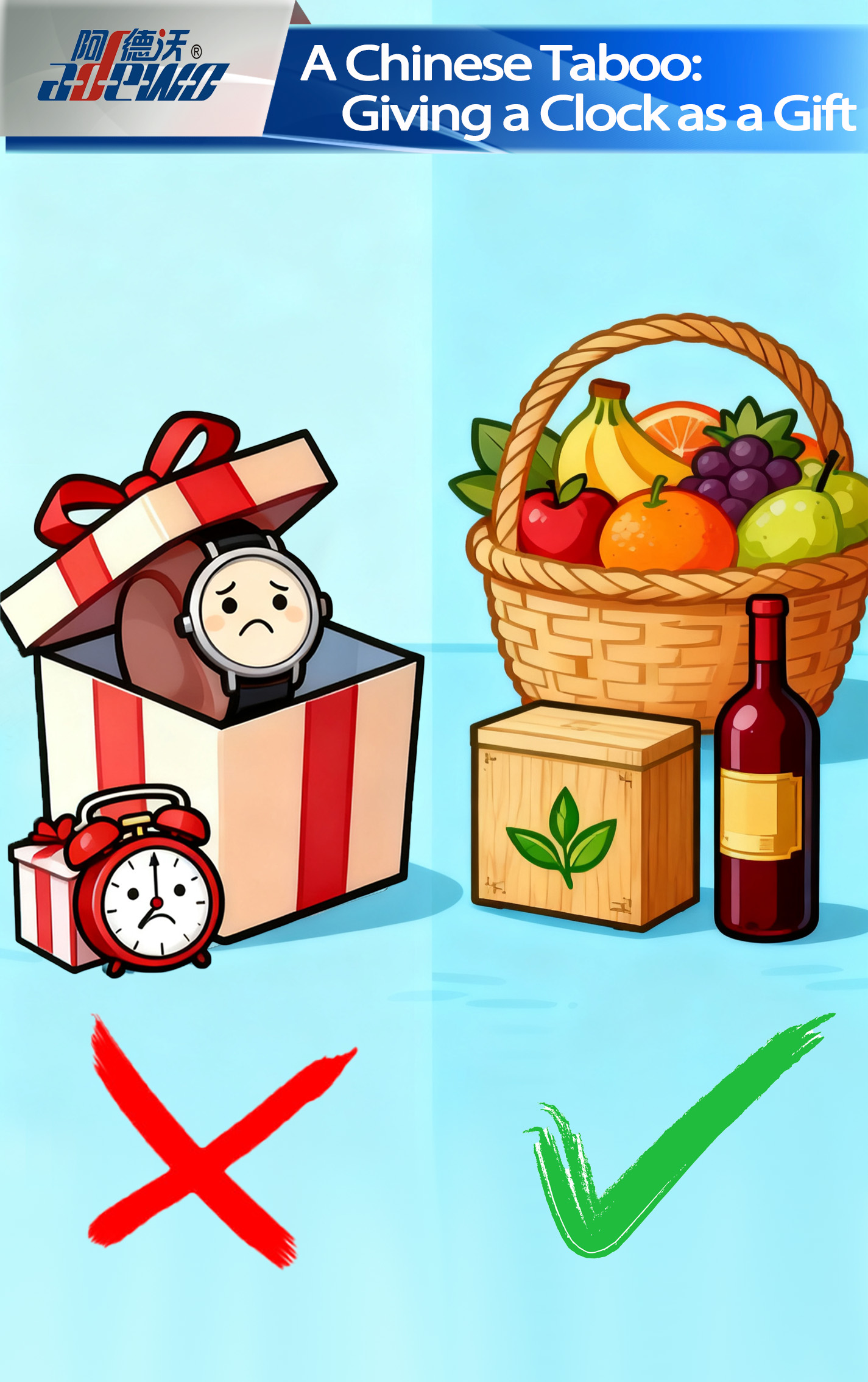 中国のタブー: 時計をプレゼントする