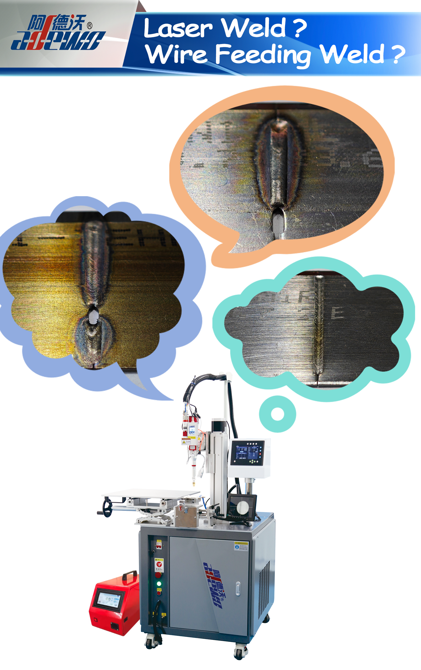 レーザー溶接?ワイヤ送給溶接?